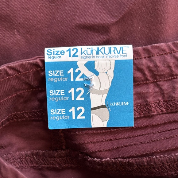 Kuhl Freya Pant in Deep Burgundy - Picture 3 of 7